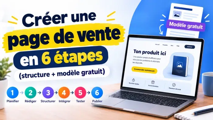 Vous consultez actuellement Page de vente : comment la créer en 6 étapes (structure + modèle gratuit)